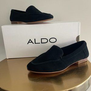 New in Box ALDO Joeya, Black Suede, Sz 6.5
